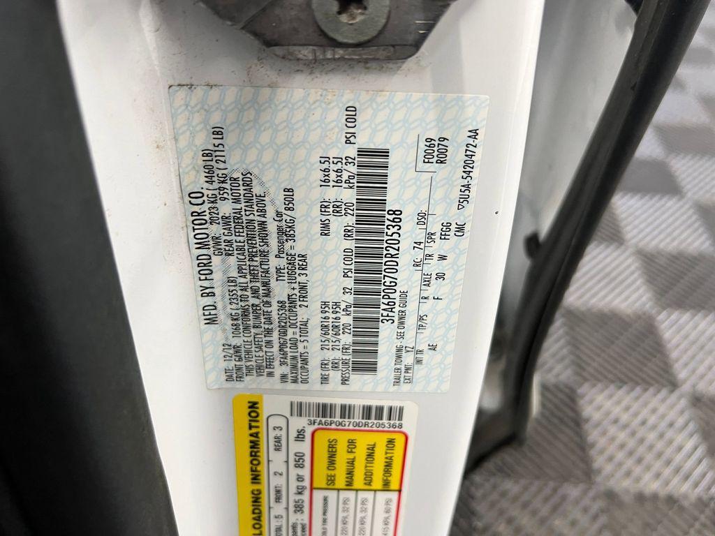 used 2013 Ford Fusion car, priced at $4,500