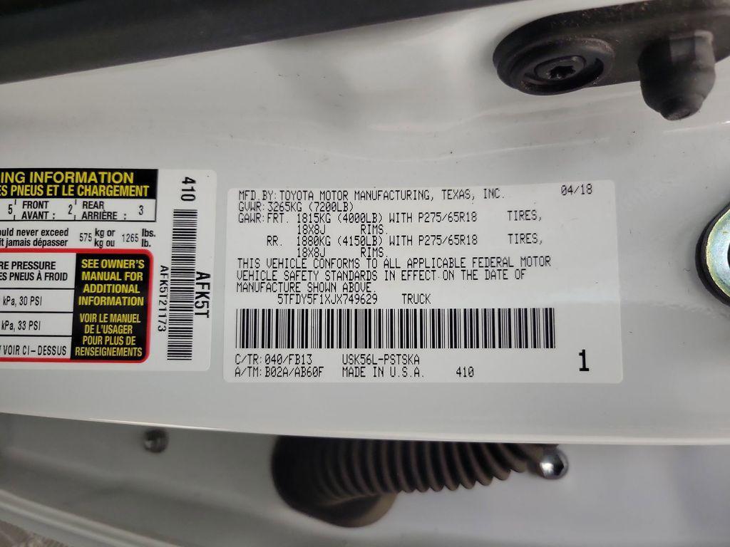 used 2018 Toyota Tundra car, priced at $40,498