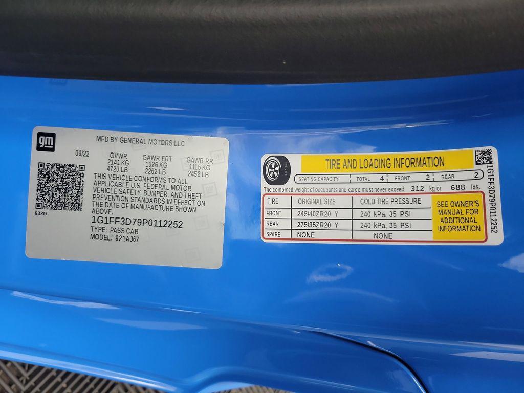 used 2023 Chevrolet Camaro car, priced at $48,998