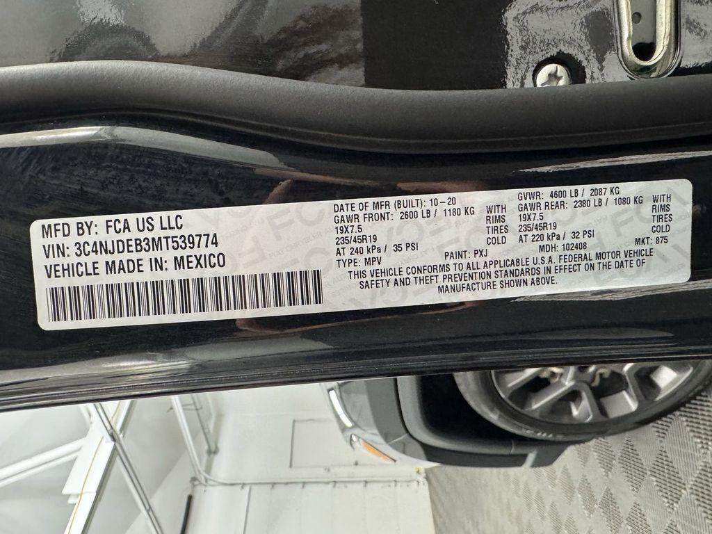 used 2021 Jeep Compass car, priced at $18,898