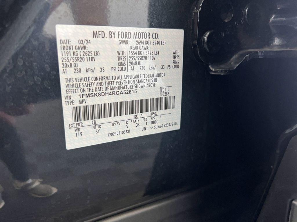 used 2024 Ford Explorer car, priced at $38,998