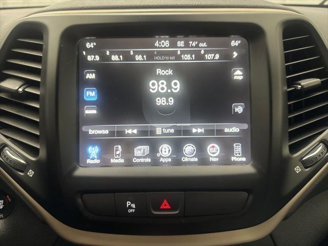 used 2018 Jeep Cherokee car, priced at $15,000