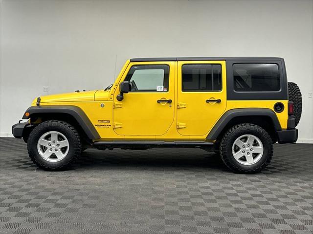 used 2015 Jeep Wrangler Unlimited car, priced at $14,798