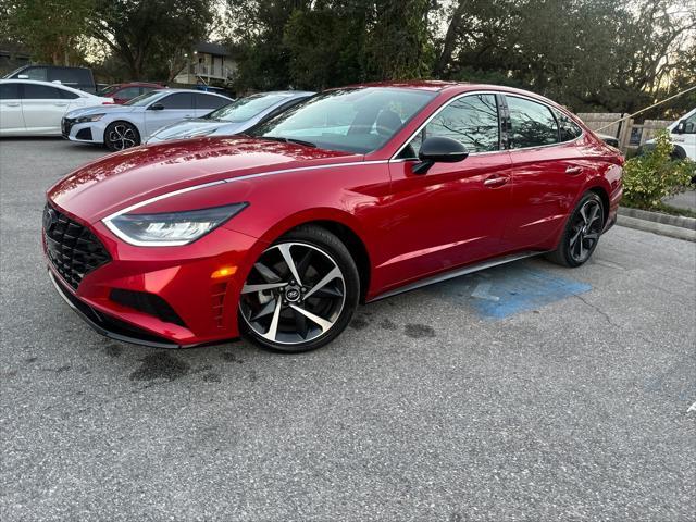 used 2021 Hyundai Sonata car, priced at $18,484