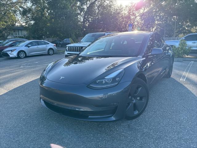 used 2022 Tesla Model 3 car, priced at $27,484