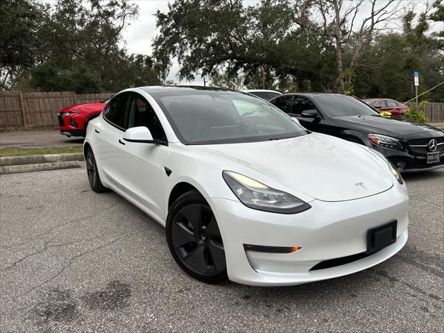 used 2021 Tesla Model 3 car, priced at $24,484