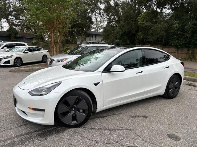 used 2021 Tesla Model 3 car, priced at $24,484