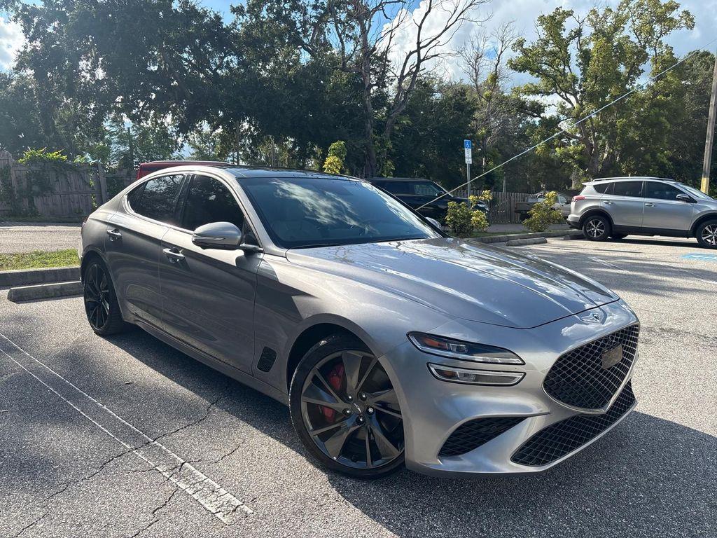 used 2022 Genesis G70 car, priced at $30,599