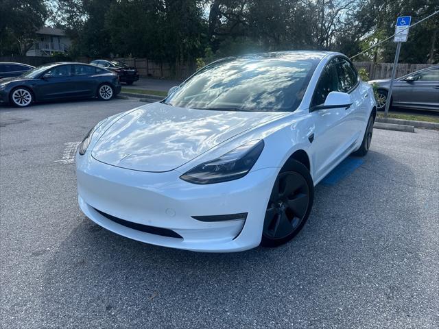 used 2022 Tesla Model 3 car, priced at $27,484