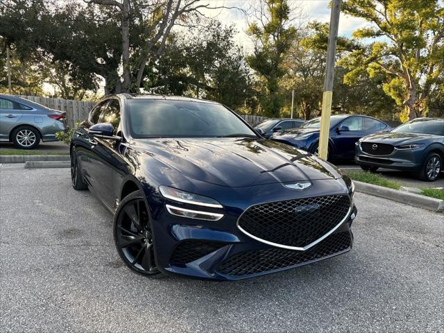 used 2022 Genesis G70 car, priced at $29,994