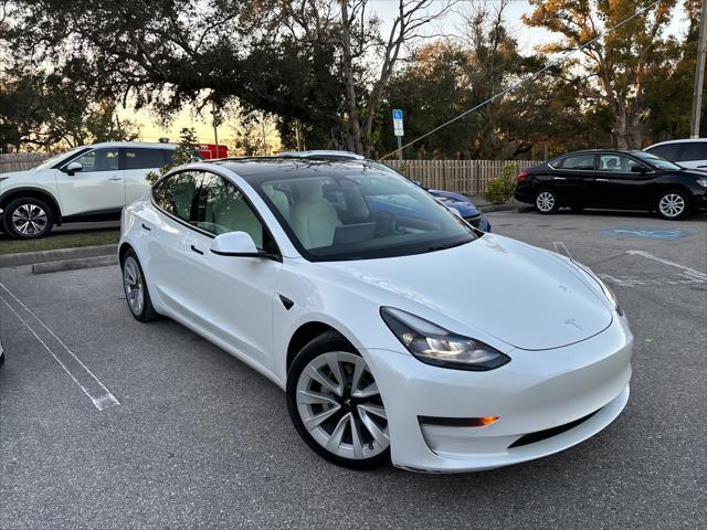 used 2021 Tesla Model 3 car, priced at $23,900