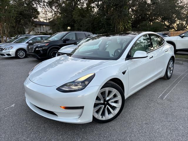 used 2021 Tesla Model 3 car, priced at $23,900