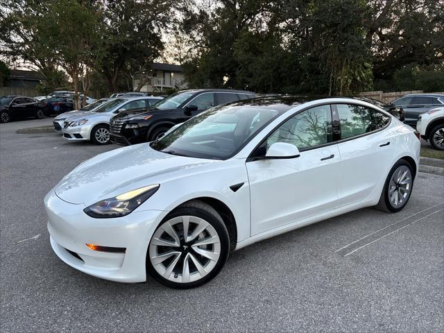 used 2021 Tesla Model 3 car, priced at $23,900