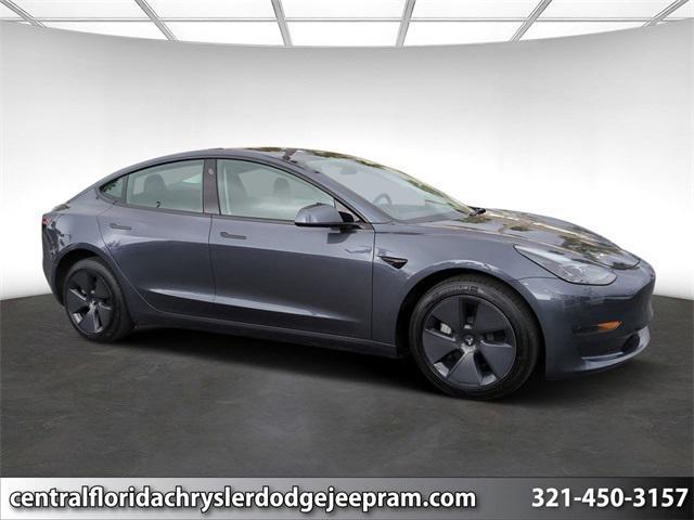 used 2023 Tesla Model 3 car, priced at $23,499