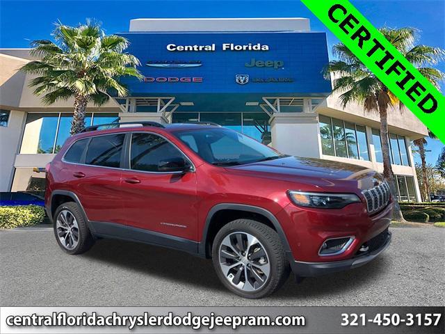 used 2022 Jeep Cherokee car, priced at $22,499
