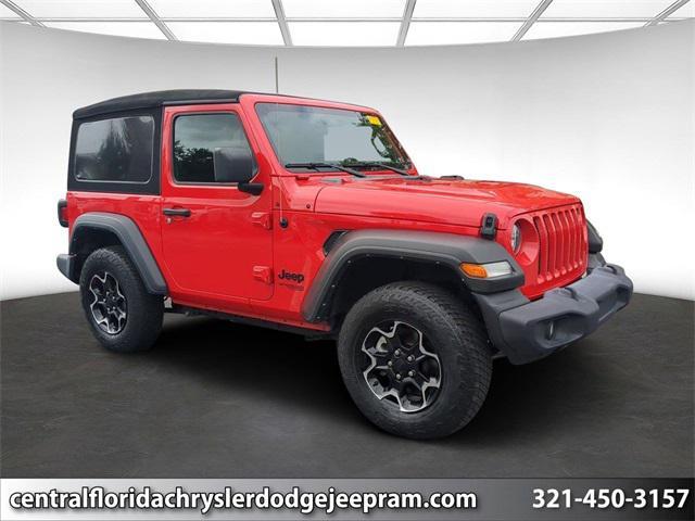 used 2021 Jeep Wrangler car, priced at $28,749