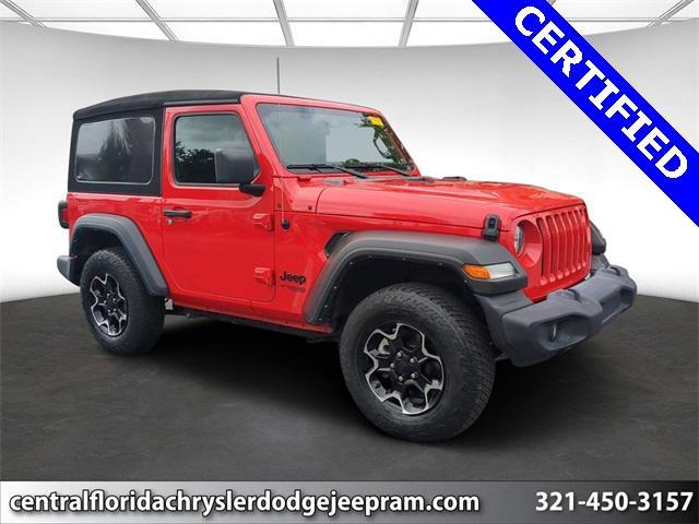 used 2021 Jeep Wrangler car, priced at $28,749