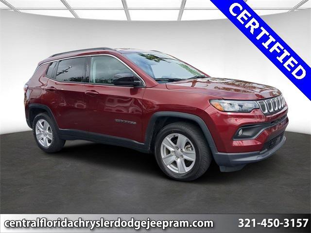 used 2022 Jeep Compass car, priced at $21,248