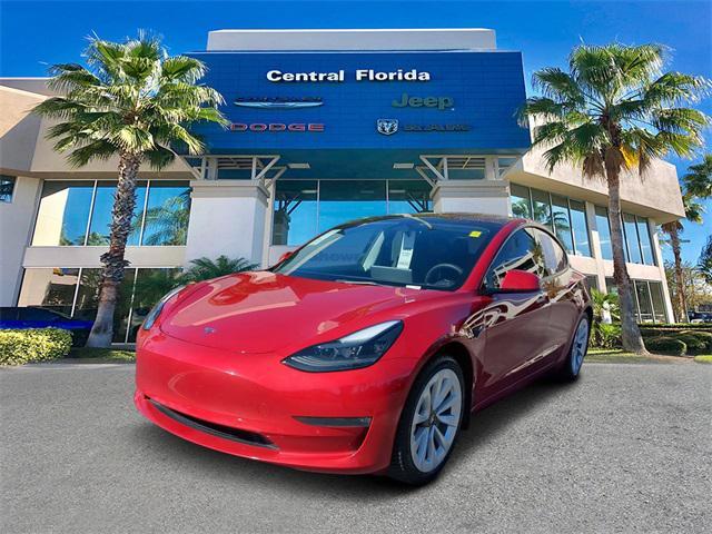 used 2022 Tesla Model 3 car, priced at $24,499