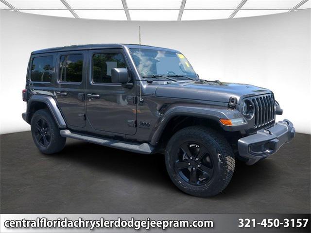 used 2021 Jeep Wrangler Unlimited car, priced at $34,249