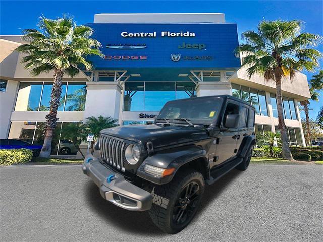 used 2022 Jeep Wrangler Unlimited 4xe car, priced at $33,749