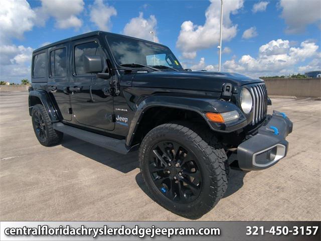 used 2022 Jeep Wrangler Unlimited 4xe car, priced at $33,749