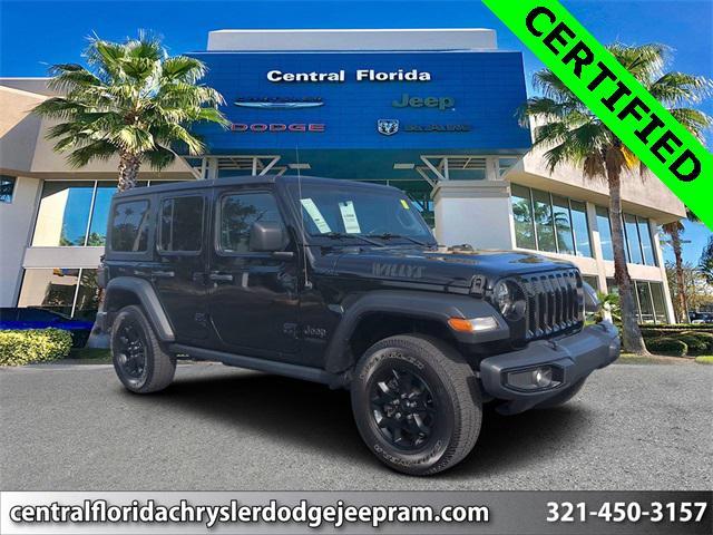 used 2021 Jeep Wrangler car, priced at $28,749