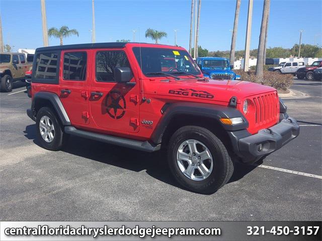 used 2018 Jeep Wrangler Unlimited car, priced at $23,999