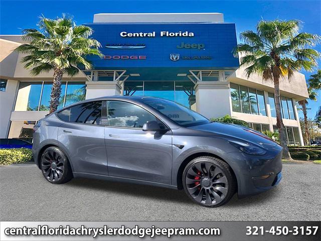 used 2022 Tesla Model Y car, priced at $27,499
