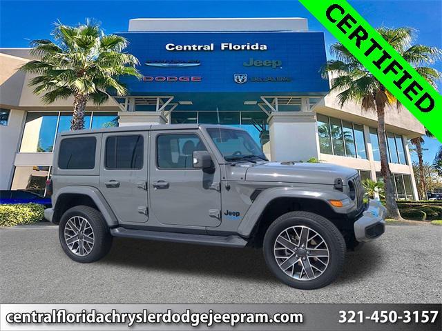 used 2022 Jeep Wrangler Unlimited 4xe car, priced at $36,099