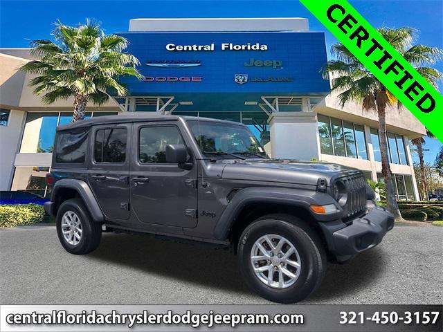 used 2023 Jeep Wrangler car, priced at $29,499