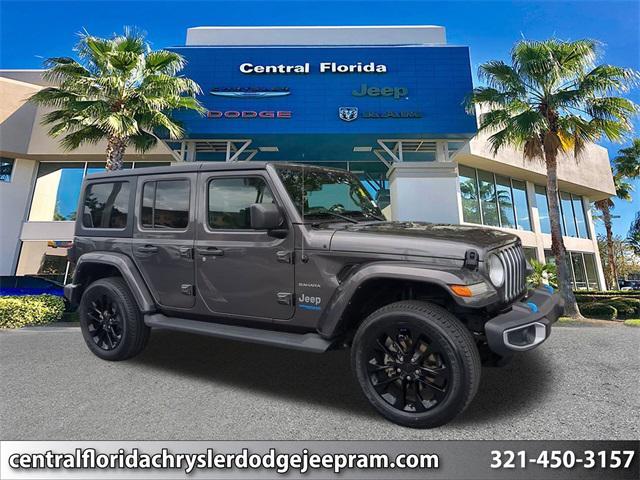 used 2022 Jeep Wrangler Unlimited 4xe car, priced at $35,499