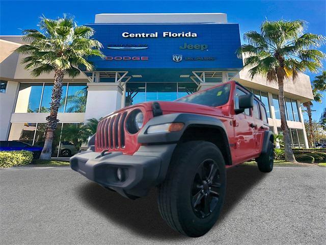 used 2022 Jeep Wrangler Unlimited car, priced at $25,749
