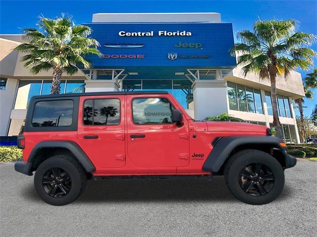 used 2022 Jeep Wrangler Unlimited car, priced at $25,749