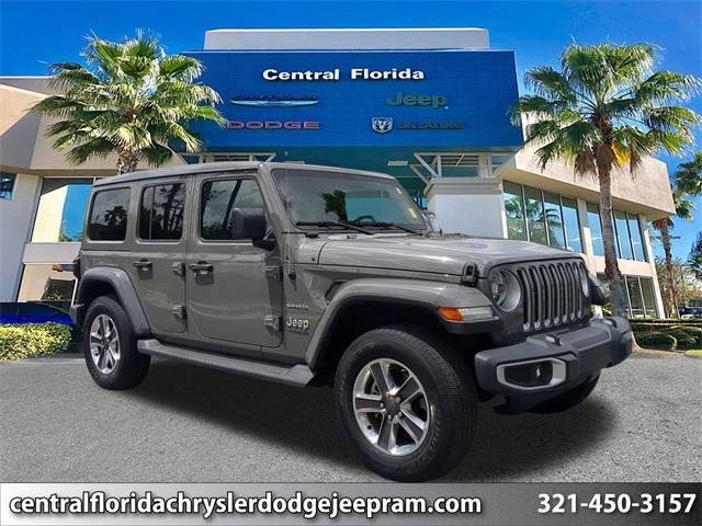 used 2021 Jeep Wrangler Unlimited car, priced at $34,499