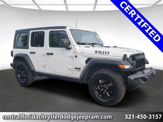 used 2021 Jeep Wrangler car, priced at $29,591