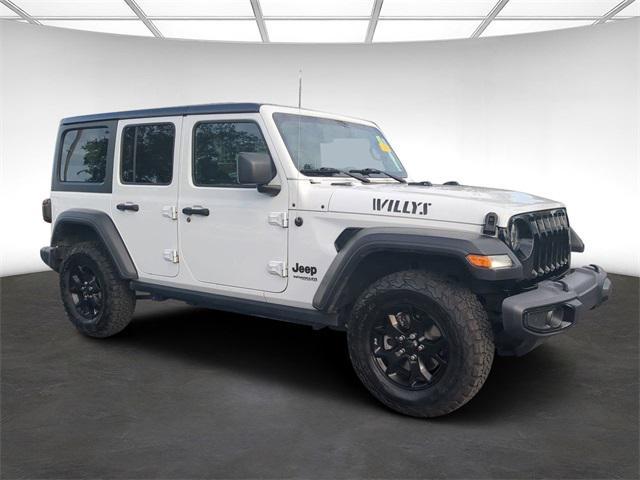 used 2021 Jeep Wrangler car, priced at $29,591