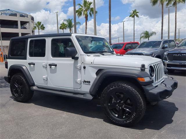 used 2021 Jeep Wrangler Unlimited car, priced at $32,499