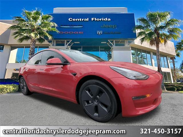 used 2023 Tesla Model 3 car, priced at $29,999