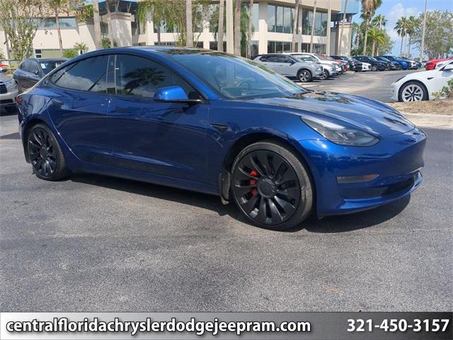 used 2022 Tesla Model 3 car, priced at $32,500