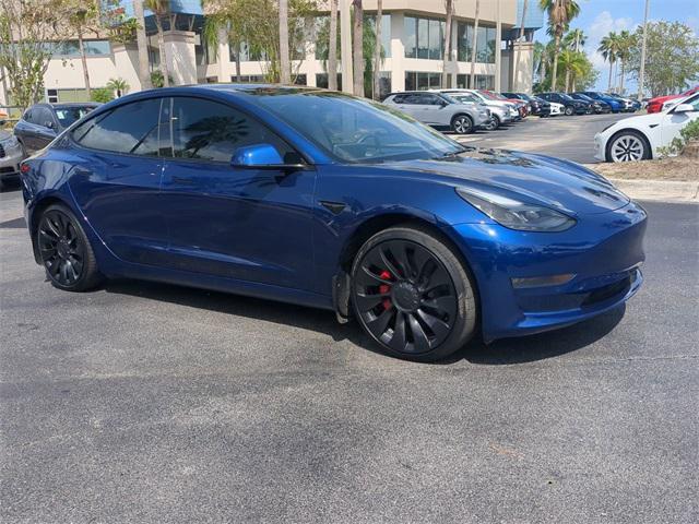 used 2022 Tesla Model 3 car, priced at $32,500