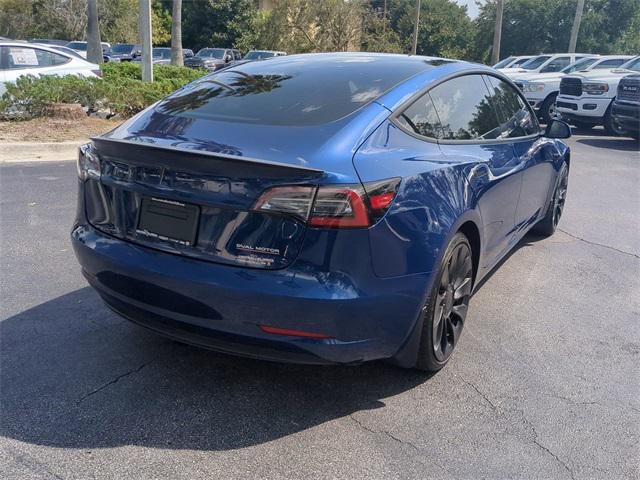 used 2022 Tesla Model 3 car, priced at $32,500