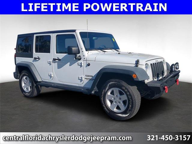 used 2017 Jeep Wrangler Unlimited car, priced at $18,999