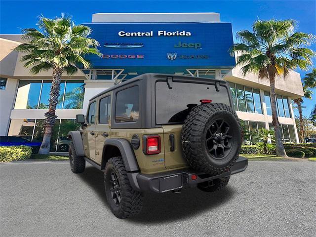 new 2025 Jeep Wrangler 4xe car, priced at $49,388