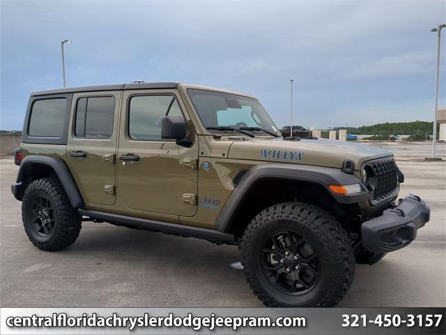 new 2025 Jeep Wrangler 4xe car, priced at $49,388