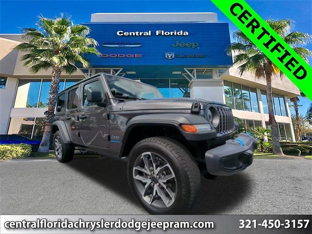 used 2024 Jeep Wrangler 4xe car, priced at $34,249