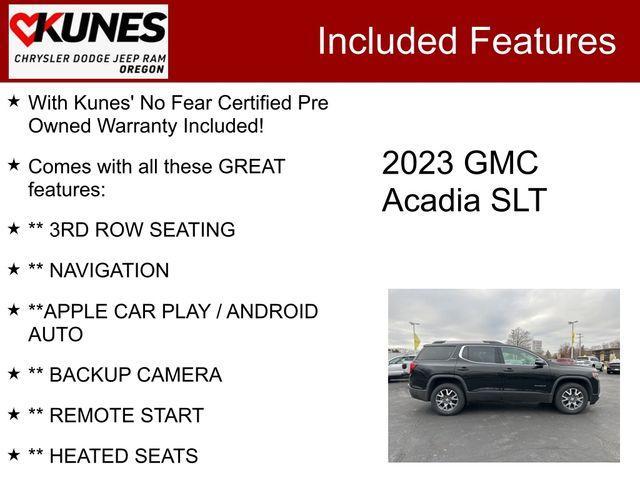 used 2023 GMC Acadia car, priced at $22,594