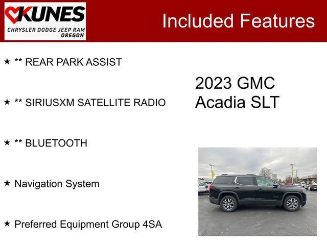 used 2023 GMC Acadia car, priced at $22,594