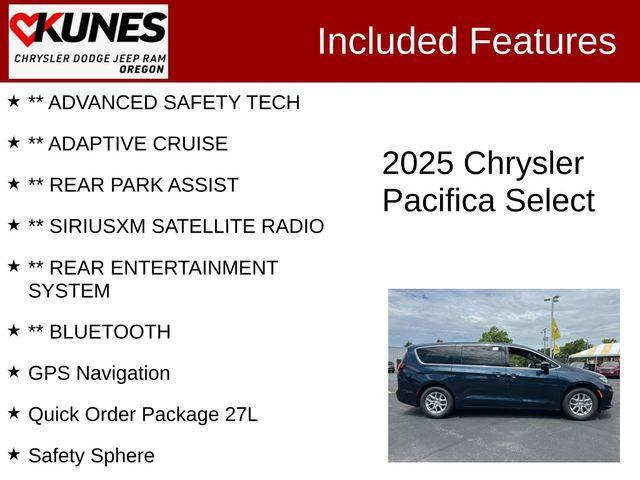 new 2025 Chrysler Pacifica car, priced at $43,994