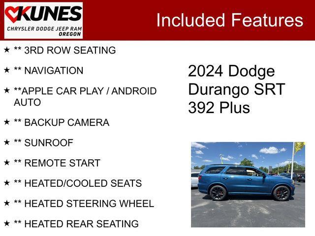 new 2024 Dodge Durango car, priced at $71,149